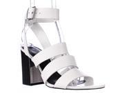 Marc Fisher Pearl Ankle Strap Dress Sandals White 9 M US