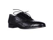 MICHAEL Michael Kors Sunny Lace Up Perforated Oxfords Black 6 M US