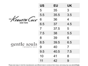 Kenneth Cole Fine Time Comfort Platform Wedge Sandals Platinum 7.5 US 38 EU