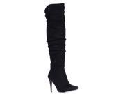Chinese Laundry Stunning Over The Knee Pointed Toe Boots Black 7.5 US 38 EU