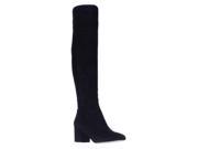 Franco Sarto Kerri Tall Block Heel Boots Black 8.5 US 38.5 EU