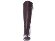 naturalizer Naples Wide Calf Knee High Boots Cherry 9.5 W US