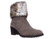 Aerosoles Incognito Faux Fur Cuff Winter Ankle Boots Taupe 8 M US
