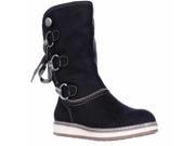 White Mountain Tivia Faux Shearling Lined Winter Boots Black 5.5 US