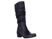 Easy Street Jayda Mid Calf Slouch Boots Black 7.5 W US