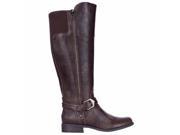 G by GUESS Hailee Wide Calf Riding Boots Dark Brown 7 US