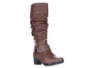 Easy Street Jayda Mid Calf Slouch Boots Tan 6.5 WW US