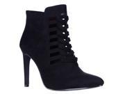 BCBGeneration Coy Pointed Toe Strappy Dress Ankle Booties Black 7.5 M US