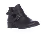 Easy Street Badge Low Cut Ankle Boots Black Burnish 8 W US