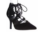 G by GUESS Krona Lace up Dress Heels Black 9.5 US