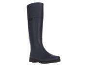 Marc Fisher Civil Knee High Rain Boots Blue Multi 8 US