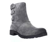 naturalizer Tynner Triple Side Strap Boots Grey Suede 9.5 W US