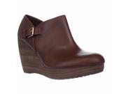 Dr. Scholl s Honor Wedge Platform Booties Whiskey 7 W US