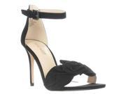 Nine West Martine Ankle Strap Sandals Black Black 5.5 US