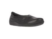 Clarks Sillian Jetay Slip On Comfort Loafers Black Snake 7.5 US 38 EU