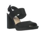 Nina Athena Slingback Sandals Black Luster 8 US
