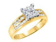 7/8 CT. T.W. Diamond Ladies Engagement Ring 14K Yellow Gold- Size 11.75 7/8 CT. T.W. Diamond Ladies Engagement Ring 14K Yellow Gold- Size 11.75
