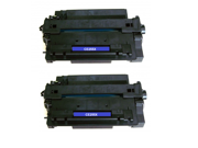 2PK HP CE255X High Yield Toner for P3010 Series P3015d P3015x P3015dn P3015n