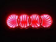 3D LED Logo Badge Audi Red