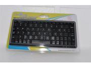 78 Key Mini Keyboard Bluetooth Portable Keyboard with Numeric Keypad Multimedia Keyboard Double Retractable Cord MC 010