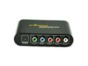 New LKV7611 YPbPr toCVBS S Video Component to AV S Video Converter Connect X Box Wii TV Player Box