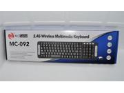 MC 092 2.5G Mini Wireless Multimedia Keyboard