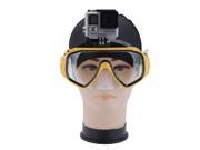 B types Mutli function diving mask ventilate mask with locking mount for Gopro Hero 4 3 3 2 1 camera sports camera accessories