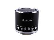 Bluetooth Speakers Portable Built in Usb Disk Micro sd card player Disk TF card support MP3 format songs in MP3 MP4 mobile phone FM radio function MN02 Blac