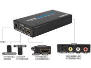 AV Stereo Audio to HDMI Converter 1080P 720p with Scaler CV0025