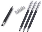 4 Pack Wacom Bamboo Black Touch Screen Stylus Duo Ink Pen for iPad Android Tablets