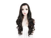 Topper Wig Body Wave Brown Tones Swiss Fashion Front Lace Wig Synthetic