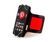 TFY Open Face Sport Armband Key Holder for Fire Phone Black Open Face Design Direct Access to Touch Screen Controls