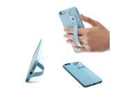 TFY Soft Case Cover with Hand Strap Holder Stand for iPhone 6 6S plus Blue