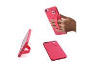 TFY Soft Case Cover with Hand Strap Holder Stand for iPhone 6 6S plus Pink