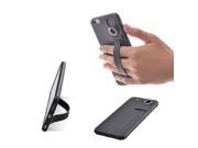 TFY Soft Case Cover with Hand Strap Holder Stand for iPhone 6 6S Plus Black