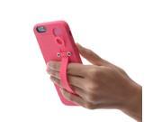 TFY Hand Strap Holder Stand with Soft Case Cover for iPhone 6 6S Pink
