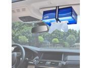 Wanpool Car Visor Headrest Strap Holder For Kleenex Facial Tissues and Other Napkin Paper Boxs White