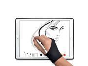 TFY Artist s Drawing Anti Fouling Glove with Two Fingers for Graphics Tablets Tablet Monitors and Sketch Painting 1 Piece