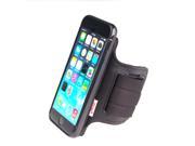 TFY Open Face Sport Armband Detachable Case for iPhone 7 Black Black belt Open Face Design Direct Access to Touch Screen Controls