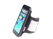 TFY Open Face Sport Armband Detachable Case for iPhone 7 Black Grey belt Open Face Design Direct Access to Touch Screen Controls