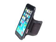 TFY Open Face Sport Armband Detachable Case for iPhone 7 Plus Black Black belt Open Face Design Direct Access to Touch Screen Controls