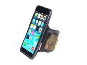TFY Open Face Sport Armband Detachable Case for iPhone 7 Plus Black Camo belt Open Face Design Direct Access to Touch Screen Controls