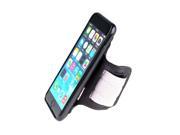 TFY Open Face Sport Armband Detachable Case for iPhone 7 Plus Black Grey belt Open Face Design Direct Access to Touch Screen Controls