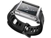 SQdeal® Cool Aluminum Skin Cover Case Watch Band WristBand Wrist Strap for iPod Nano 6 6th 6G Gen
