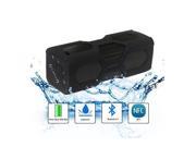 IPX4 Rugged Waterproof Bluetooth Speaker SQdeal® Boombox Ultra Portable Wireless Water Resistant Shockproof DustProof Bluetooth Speaker Built in 3600mah Lith