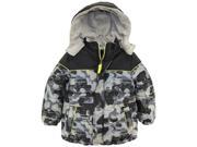 iXtreme Little Boys Modern Camo Print Puffer Winter Jacket Black 4