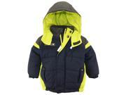 Big Chill Little Boys Expedition Puffer Winter Coat with Hood True Navy 3T