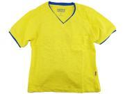 Smith s American Little Boys Solod Classic T Shirt With Chest Pocket Yellow 5 6