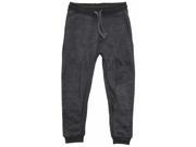 Panyc Little Boys Solid Fleece Jogger Pants with Back Pockets Charcoal 5 6