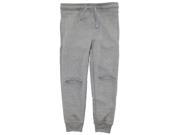 Panyc Little Boys Cool Dude Ripped French Terry Jogger Pants Grey 14 16